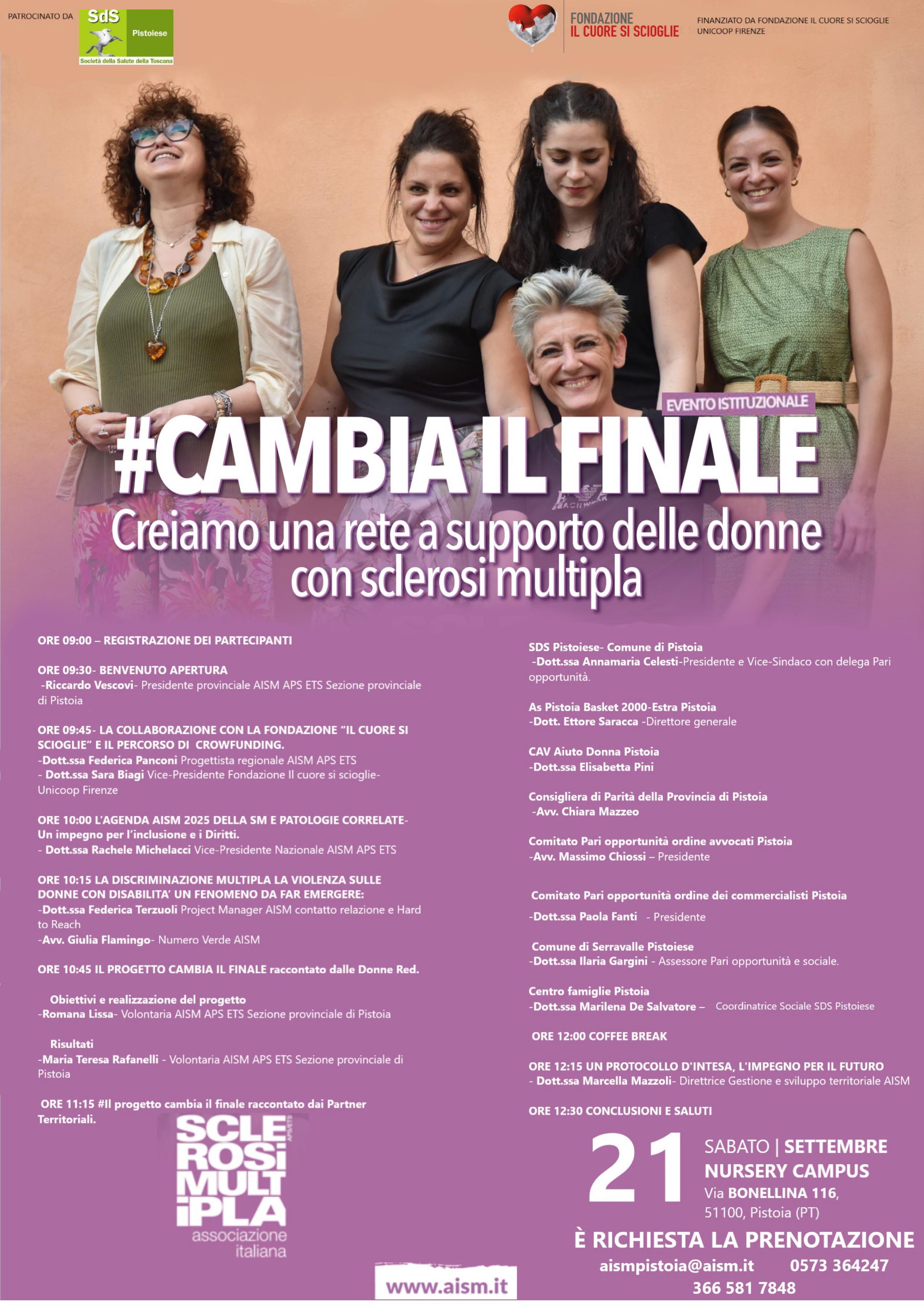 #CAMBIA IL FINALE- evento istituzionale del 21 settembre 2024;